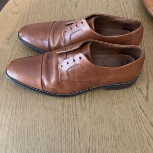 Cole Haan Tan Leather Oxfords